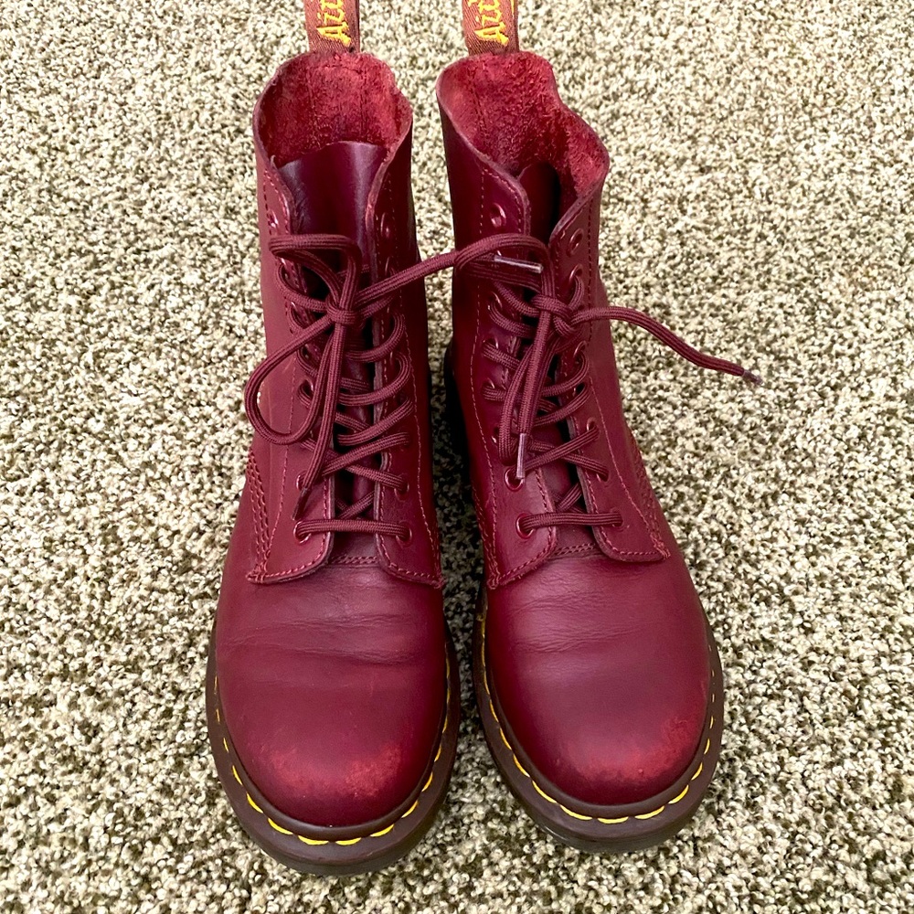 Burgundy Dr. Martens